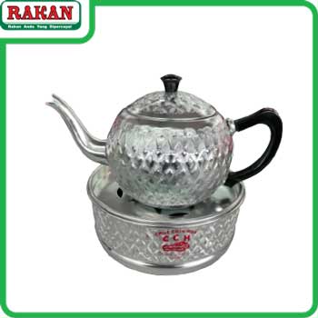 KETTLE WITH TRAY 14 18CM new