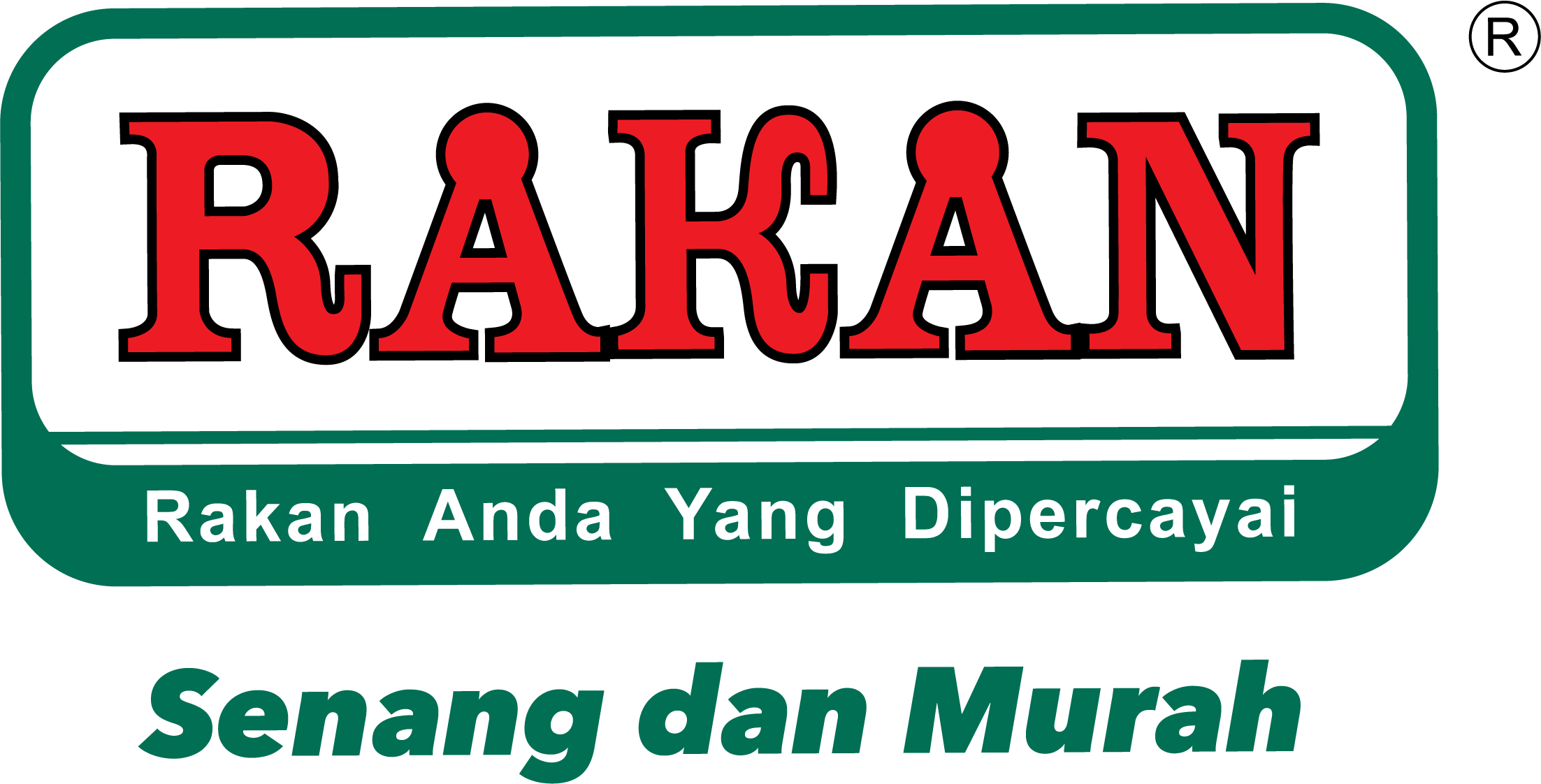 Senang and Murah with Rakan logo